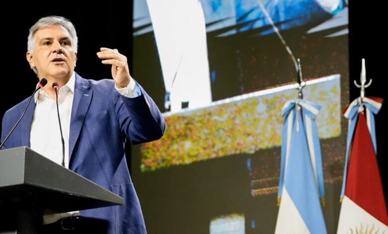 Gobernador Llaryora en la apertura del Congreso Internacional de Maíz en Córdoba