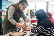 Participantes del taller gratuito de cerámica en el Parque Educativo Norte, Córdoba