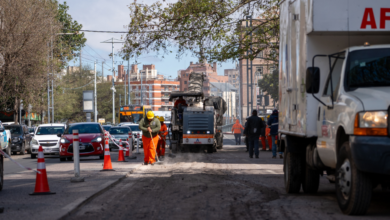 Obra de rehabilitación en la avenida Vélez Sarsfield, Córdoba