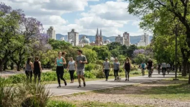 Vista panorámica del centro de Córdoba bajo cielo despejado