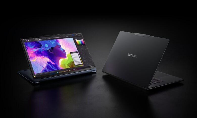 Portátil Lenovo Yoga Pro 9n con pantalla OLED y chip RTX Spark
