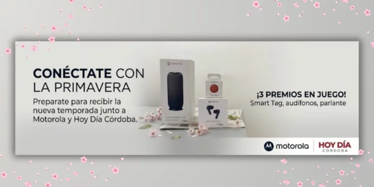 Portada del aniversario 29 años de Hoy Día Córdoba con colores primaverales y la silueta de la ciudad