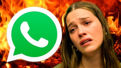 Captura de pantalla de la nueva interfaz de WhatsApp para Android con barra flotante