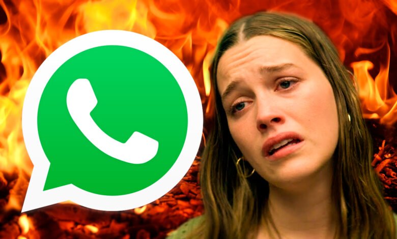 Captura de pantalla de la nueva interfaz de WhatsApp para Android con barra flotante
