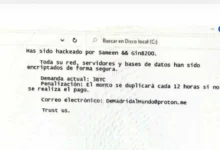 Ilustración de ciberataque que afecta los sistemas de gestión de varios municipios de la región de Punilla