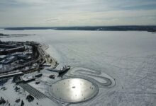 Edificio del Instituto de Investigación Antipeste en Irkutsk, Siberia, bajo cuarentena