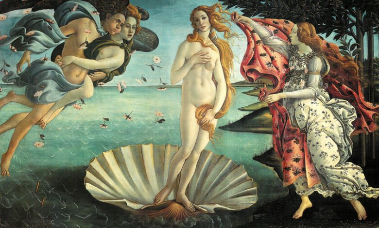Botticelli y Simonetta Vespucci