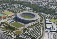 Estadio Mario Alberto Kempes preparado para el partido Belgrano River 2024
