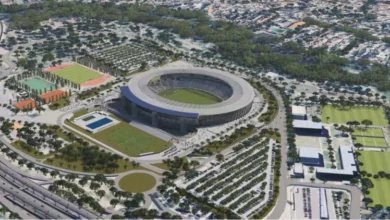 Estadio Mario Alberto Kempes preparado para el partido Belgrano River 2024