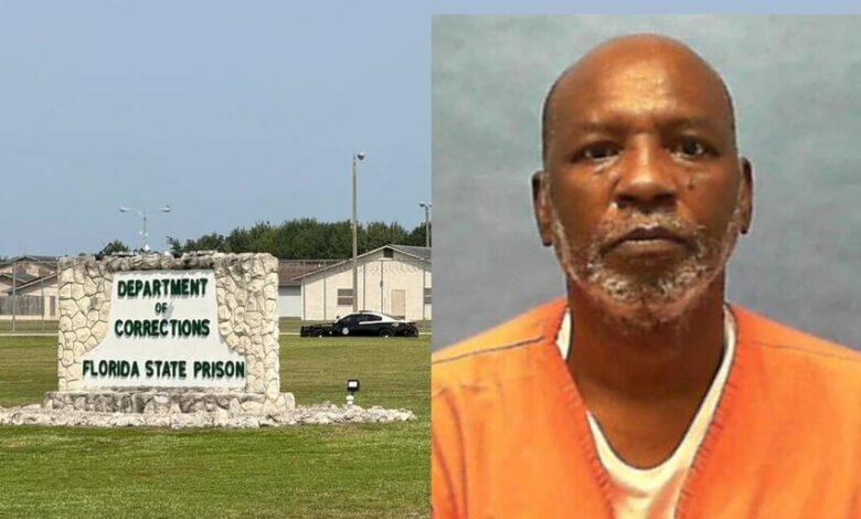 William Reaves en la silla de ejecución en la Prisión Estatal de Florida
