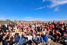 Estudiantes en la Reserva Natural San Martín participando en actividades de robótica y astrofísica durante el Campamento de Clubes Estudiantiles 2026