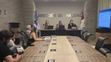Mapa de las seis zonas de intervención vial en la provincia de Córdoba