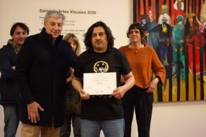 Obra 'PANDEMONIUM' de Martha Chiarlo, ganadora del Premio Adquisición 2026, exhibida en la Casa de la Cultura de Río Cuarto