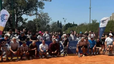 Instalaciones del Córdoba Lawn Tennis Club preparadas para la escuela de tenis en silla de ruedas