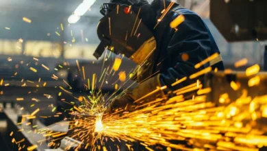 Gráfica de la caída de la actividad metalúrgica en Córdoba durante 2026
