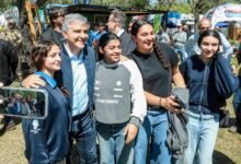 Gobernador Llaryora durante la Expo Rural de Adelia María