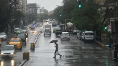 Cielo nublado y lluvias leves en Córdoba, jueves