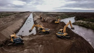 Obras de readecuación de canales y drenajes en la provincia de Córdoba