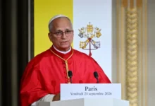 Papa León XIV en la catedral del Vaticano tras su operación torácica