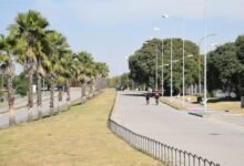 Parque del Kempes iluminado tras la reapertura