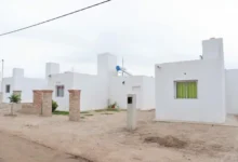 Polideportivo recién inaugurado en el barrio Rosedal de Quilino, Córdoba