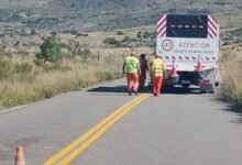 Señalización vial renovada en una carretera provincial de Córdoba