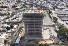 Obras de las torres DÚO en el predio del Córdoba Shopping, Villa Cabrera