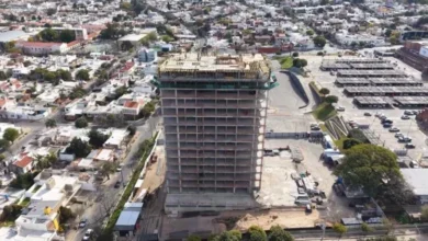 Obras de las torres DÚO en el predio del Córdoba Shopping, Villa Cabrera