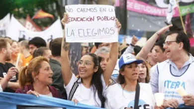 Manifestación de la quinta Marcha Federal Universitaria en Córdoba, 15 de octubre