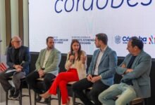 Captura de pantalla de la plataforma digital del Mercado Circular Cordobés mostrada en una presentación oficial