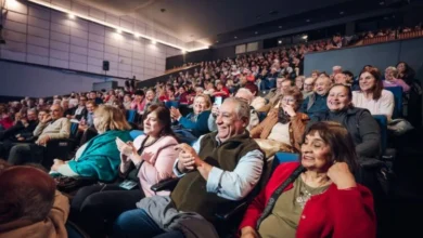 Auditorio de la Ciudad de las Artes durante el encuentro con centros de jubilados