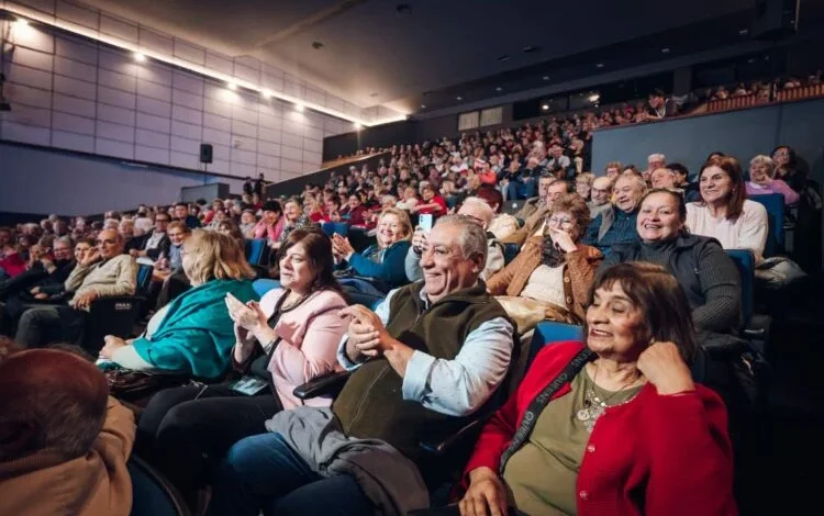 Auditorio de la Ciudad de las Artes durante el encuentro con centros de jubilados