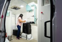 Mujeres recibiendo mamografía en hospital provincial de Córdoba