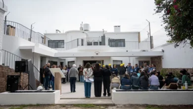Fachada renovada de la Residencia Felisa Soaje en la ciudad de Córdoba