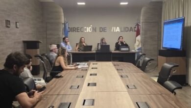 Mapa de las seis zonas de mantenimiento vial en la provincia de Córdoba