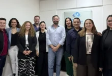Cristian Pastore, presidente de la Cámara de Ópticas de Córdoba, durante la asamblea de renovación de autoridades