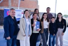 Polideportivo recién inaugurado en el barrio Rosedal de Quilino