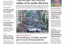 Portada del diario impreso de Córdoba del viernes 16 de octubre de 2026