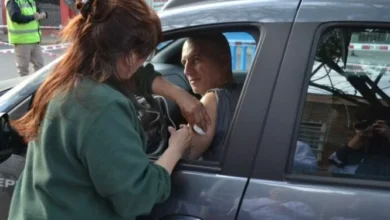 AutoVac y Vacuneta itinerante de la Municipalidad de Córdoba en la Plaza España